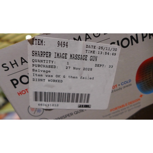 6140 - A Sharper Image massage gun,  (378-196,224) *This lot is subject to VAT