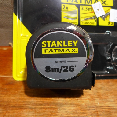 6142 - A Stanley Fatmax 8M measuring tape, (378-107) *This lot is subject to VAT