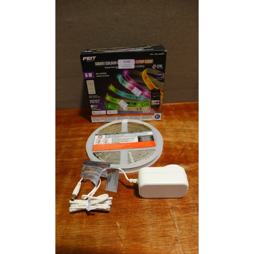 6146 - Two Feit smart colour chase strip lights, (378-115) *This lot is subject to VAT
