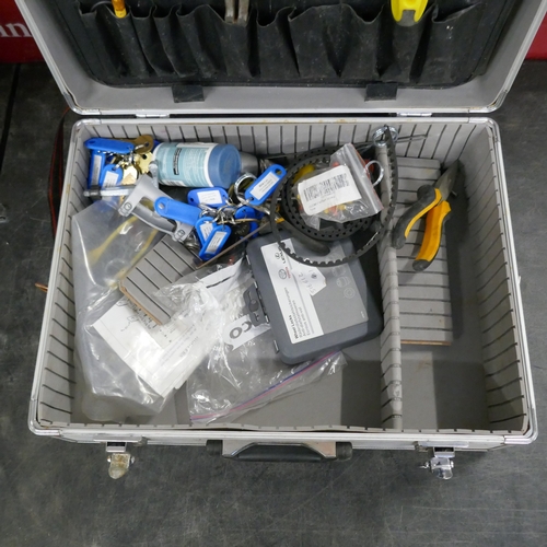 Two tool boxes of assorted Locksmith tools