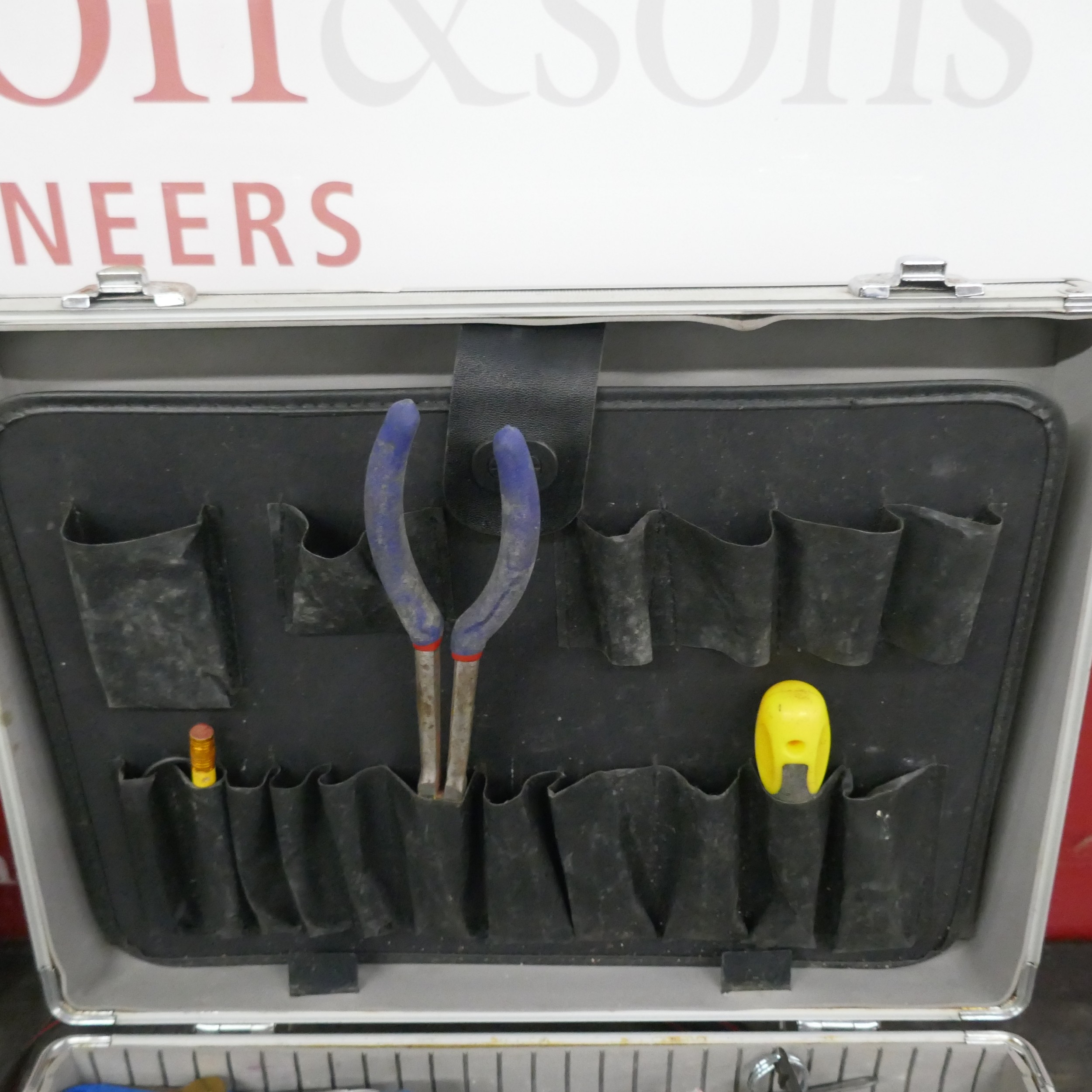 Two tool boxes of assorted Locksmith tools