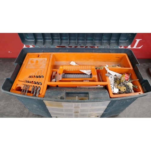 Two tool boxes of assorted Locksmith tools