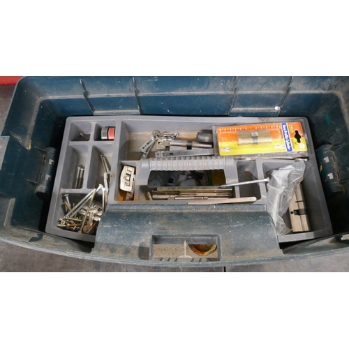 Two tool boxes of assorted Locksmith tools