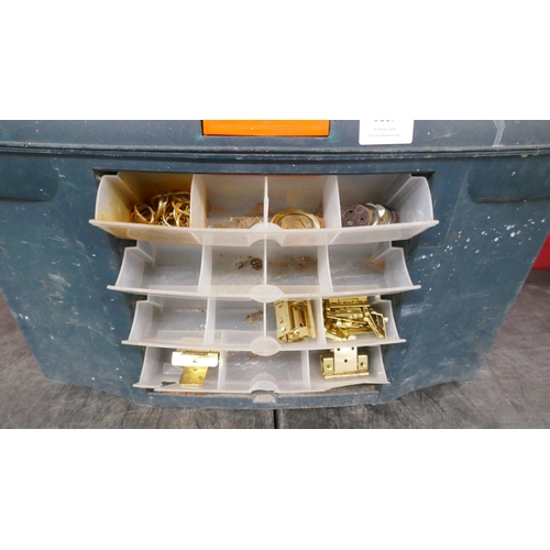 Two tool boxes of assorted Locksmith tools