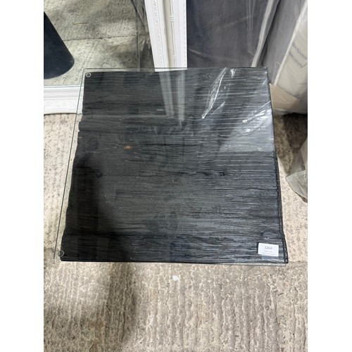 3028 - An Orisa reclaimed black railway lamp table *This lot is subject to VAT