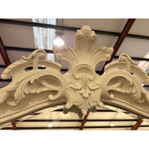 3032 - A white Laura Ashley dressing mirror