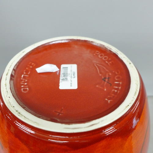 2002 - A very large Poole pottery ginger jar, 31cm