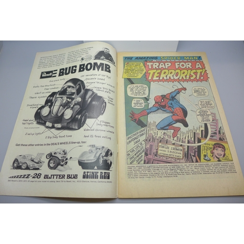 2011 - The Amazing Spider-man, a 1971 Marvel comic, 95 April, (silver age and good condition)