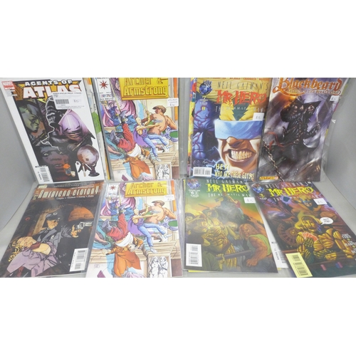 2025 - Twenty-five mixed comics including, Marvel, DC, Helix and Valiant, some duplicates