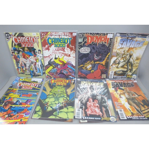 2035 - Twenty-five DC comics to include, Green Arrow, Hourman, Camelot 3000, The Demon, Dr. Fate, The Demon... 