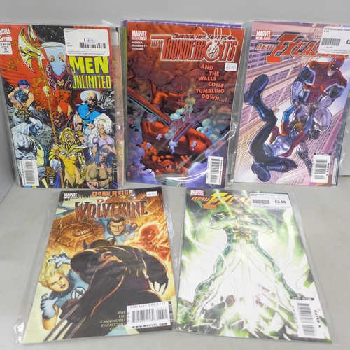 2037 - Twenty-five Marvel comics, all X-Men (some duplicated)