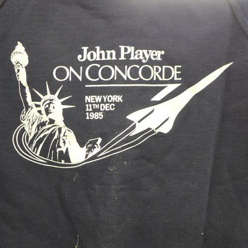 2040 - A collection of Concorde ephemera, John Player World Tour on Concorde, 11th December 1985, including... 