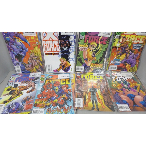 2043 - Twenty-five Marvel comics, all X-Force