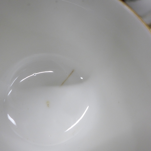 2055 - A George Jones and Sons 'Crescent' tea service with green ivy banded decoration, 10x tea cups, 12x s... 