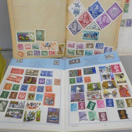 2057 - A collection of stamps including Tristan De Cunha