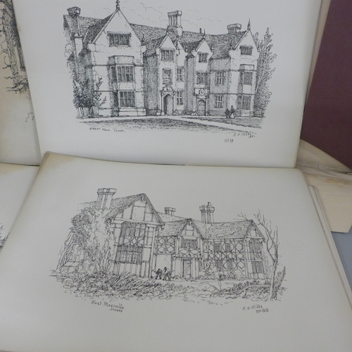 2133 - R.H. Nibbs Antiquities of Sussex, 1874 First Series, together with O Little Town of Bethlehem by Phi... 