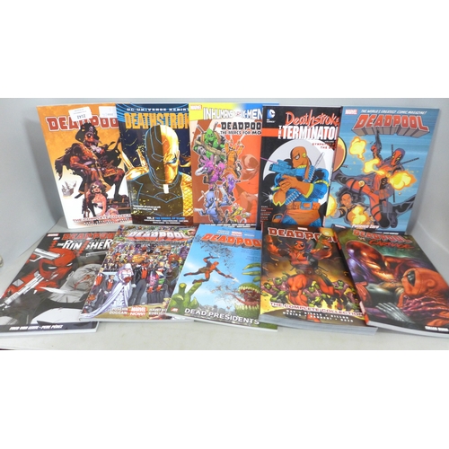 2142 - A collection of twenty Marvel Deadpool graphic novels