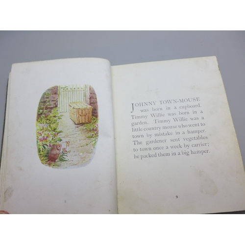 2168 - One volume, Beatrix Potter, The Tale of Johnny Town-Mouse, 1918 first edition