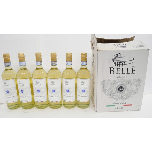 2228 - Six bottles of Italian Vinita Belle winery Chardonnay white wine