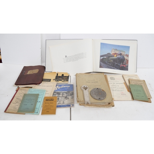 2283 - A quantity of assorted railway ephemera