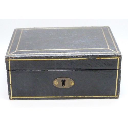 7161 - A Victorian jewellery box containing Victorian and Edwardian jewellery, including a cameo brooch, ne... 