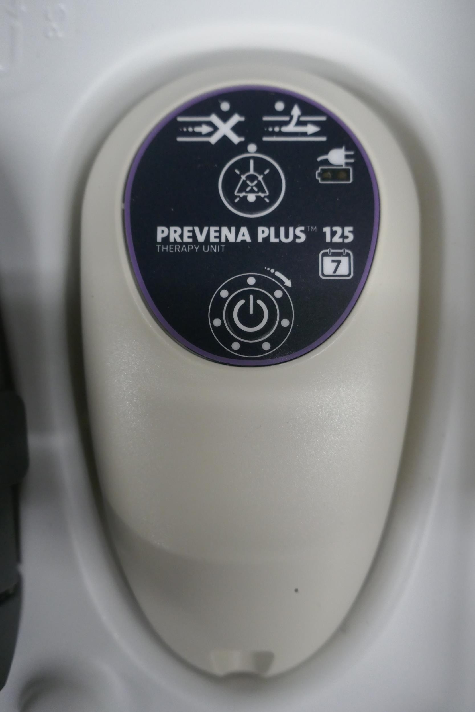 A Prevena Plus 125 incision management wound dressing system with a ...