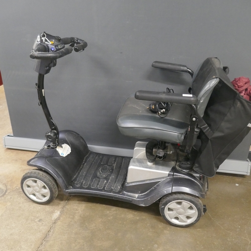 A K for U grey mobility scooter with keys, charger and cover