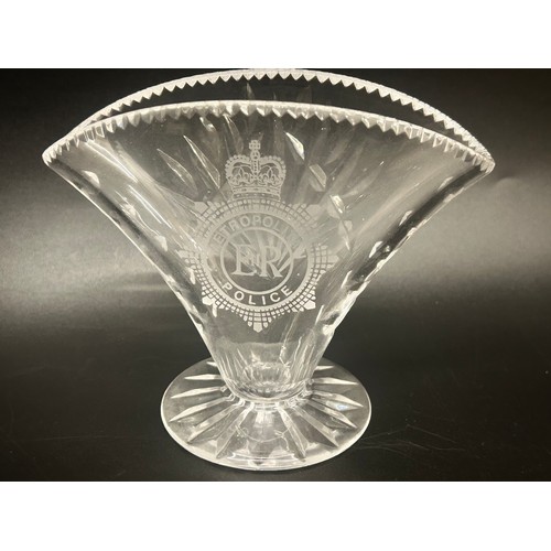 2111 - Police interest; a Royal Doulton character jug The London Bobby and one other, glassware and a Wedgw... 