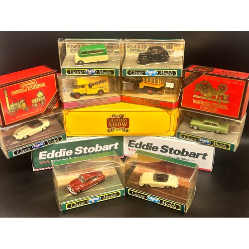 2119 - A collection of die-cast model vehicles including Corgi Classic Models, Matchbox Models of Yesteryea... 