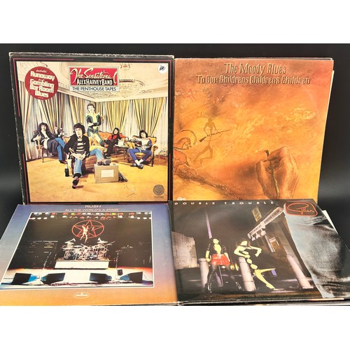 2137 - Fifteen rock and heavy metal vinyl LP's including Black Sabbath, Deep Purple, and Cream