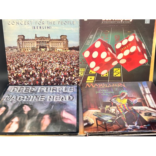 2137 - Fifteen rock and heavy metal vinyl LP's including Black Sabbath, Deep Purple, and Cream