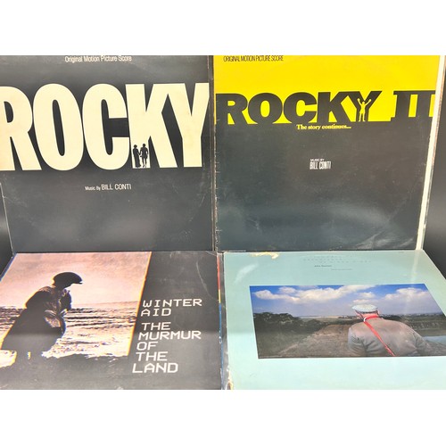 2144 - Fourteen vinyl LP records and one 12