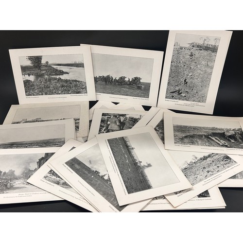 2150 - A collection of World War I and World War II ephemera, letters, service records, cigarette cards, et... 