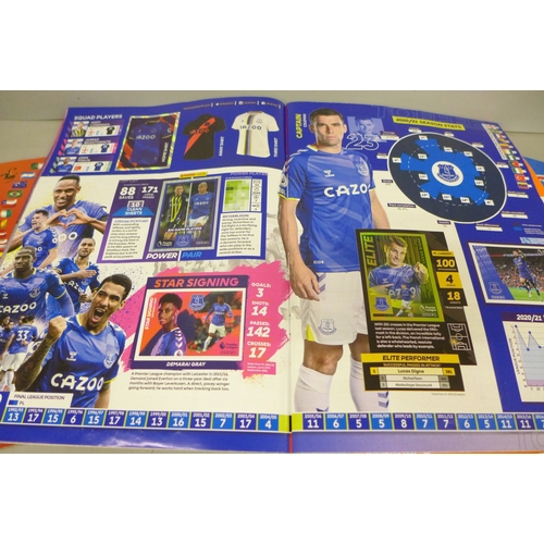 2063 - A collection of Panini football sticker albums - all complete comprising two 2010 FIFA World Cup Sou... 