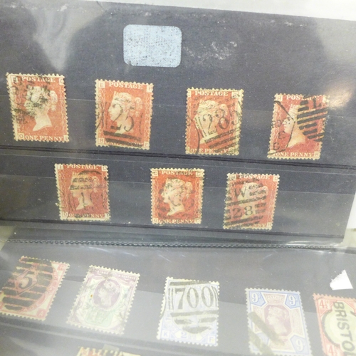 2069 - Stamps; a box of GB stamps, covers, etc., all Victorian