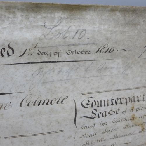 2074 - A collection of mixed ephemera to include Victorian indentures, letters, photographs, other document... 