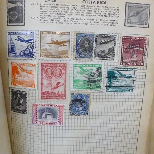 2083 - Stamps; a collection of stamps in an album and loose, 20th century