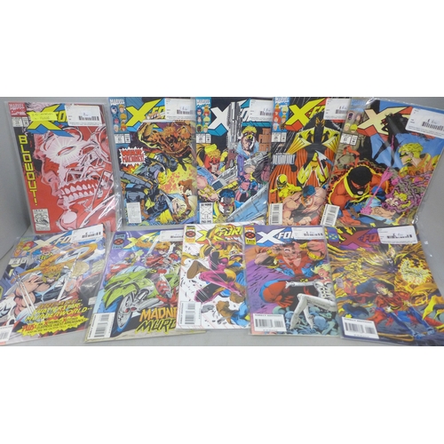 2084 - Twenty-five Marvel X Force comics