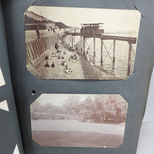 2085 - Postcards; an album of vintage postcards