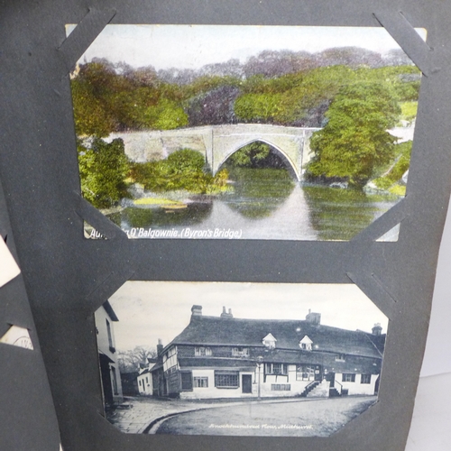 2085 - Postcards; an album of vintage postcards