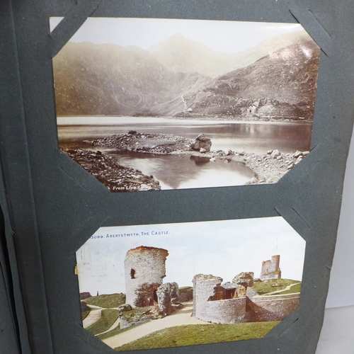 2085 - Postcards; an album of vintage postcards