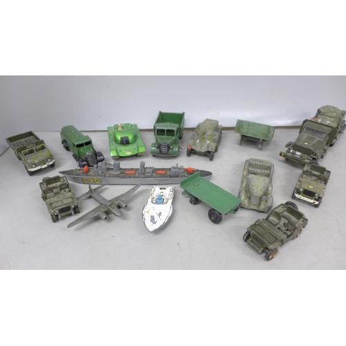 2086 - A collection of die-cast model vehicles, including Dinky Toys and Matchbox