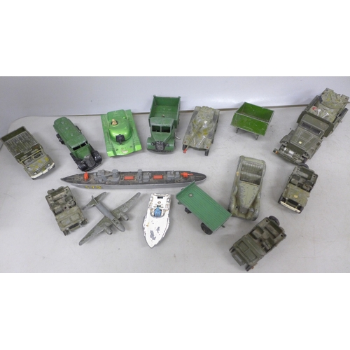 2086 - A collection of die-cast model vehicles, including Dinky Toys and Matchbox