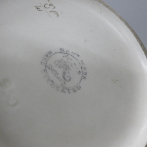 2087 - A 1950s Poole jug and a 1953 Coronation mug