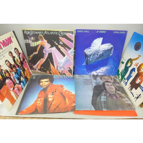 2095 - A collection of eighteen vinyl LPs, Queen, Elton John, ABBA, etc.
