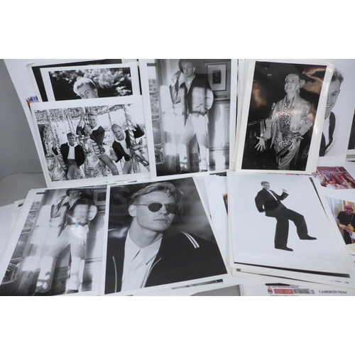 2097 - A collection of photographs, U2, Jason Donovan, Hollywood stars, etc.