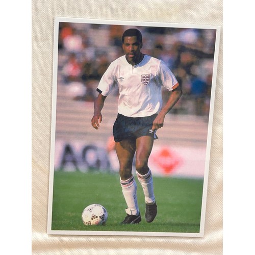 2166 - A signed Viv Anderson 1982 England National Team football shirt, framed