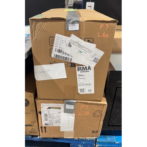 3259 - A CDA canopy hood with Gesture Control,  A Viceroy+ canopy hood - Hob to Hood  (626-58,60) *This lot... 