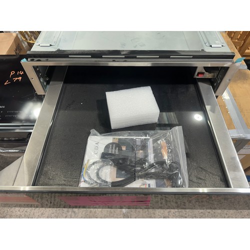 3243 - A CDA black warming drawer  (626-106) *This lot is subject to VAT