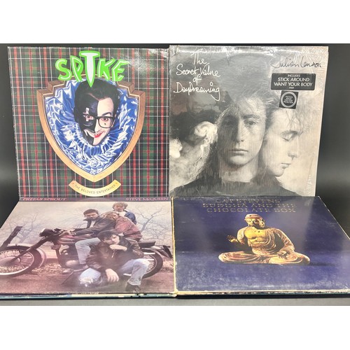 2116 - A collection of vinyl LP records to include The Proclaimers, Elton John, Prefab Sprout, The Beatles,... 